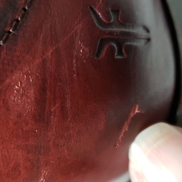 Frye mahogany leather slide on ankle boots euc - Picture 4 of 8